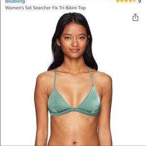 Sol searcher Billabong bikini top in jungle